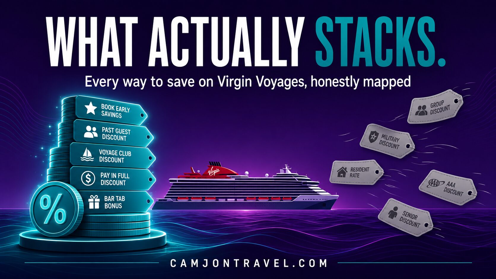 Virgin Voyages discounts and stacking guide