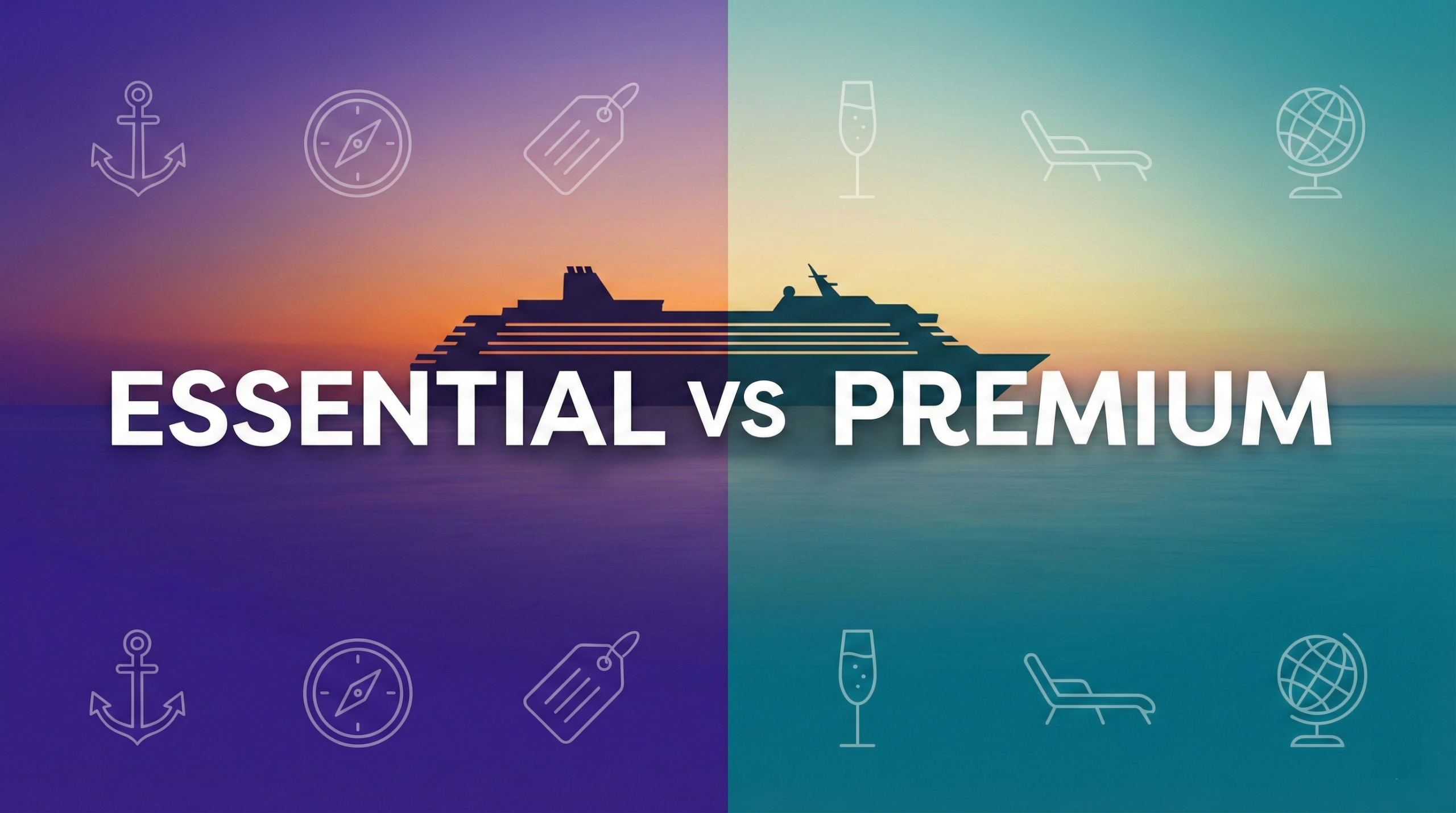 Virgin Voyages Essential versus Premium fare guide