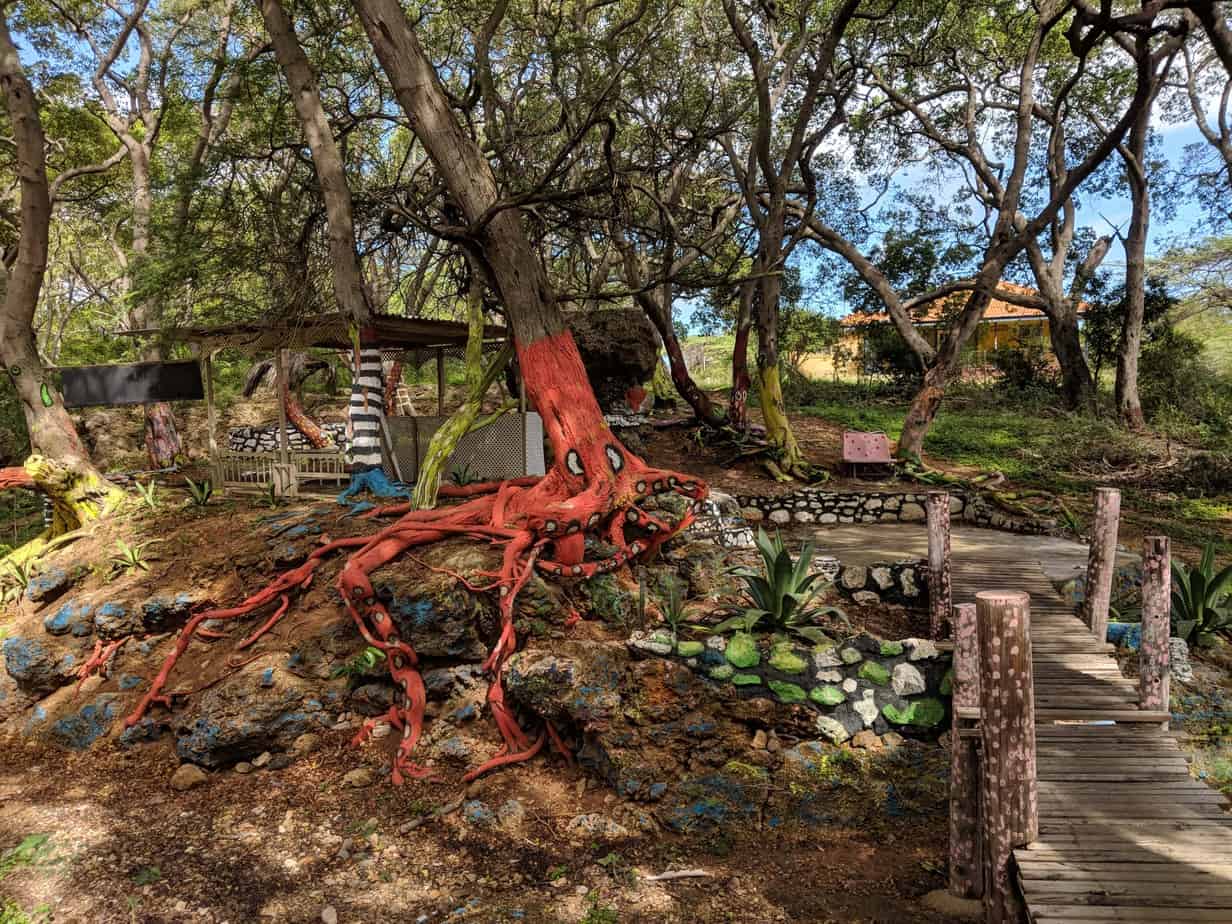 Interesting Artscape in Curacao