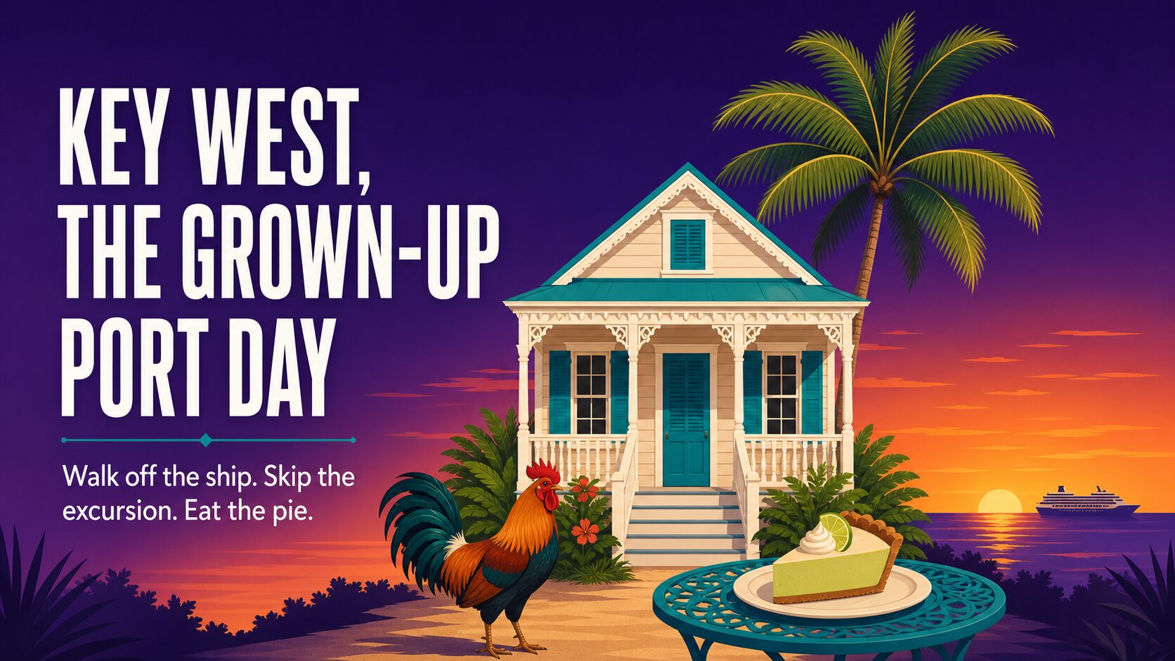 A grown-up guide to a Virgin Voyages port day in Key West