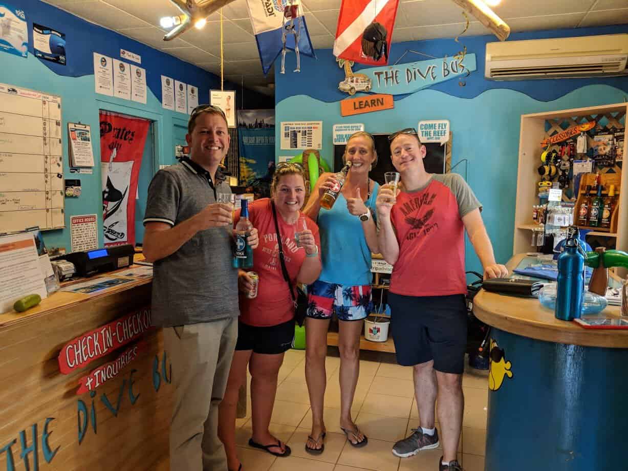 The Dive Bus provides a great cruise excursion and they are very aware of the importance of making it back to the ship.
