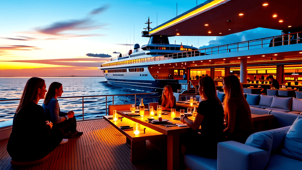 Celebrating Unique Experiences with Virgin Voyages - collage of onboard activities